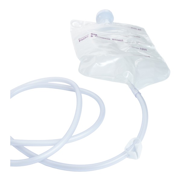 Barikyt simple contraste avec poche de lavement