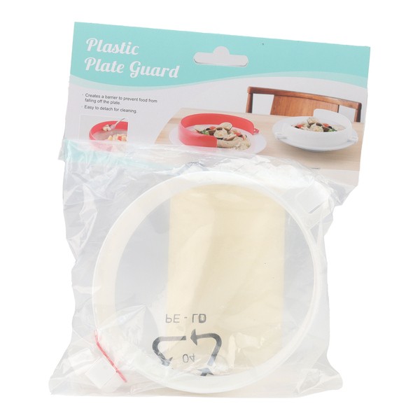 Rebord incurvé pour assiette