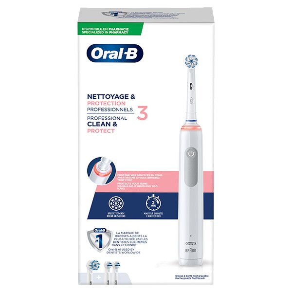 Oral B brosse à dents électrique Nettoyage et protection professionnels 3