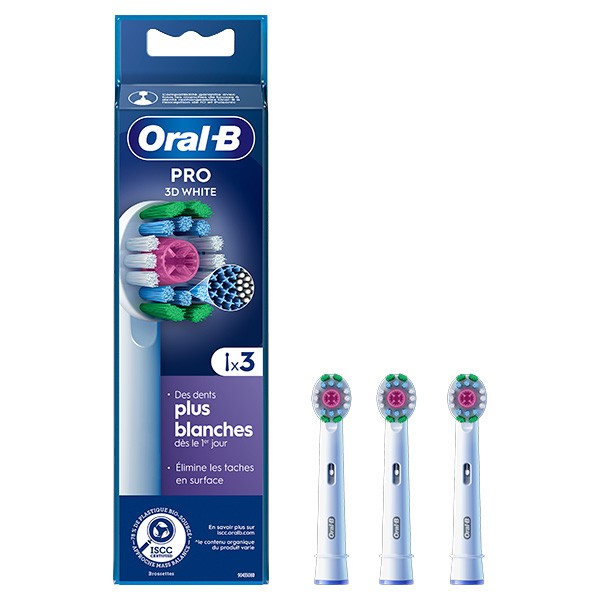 Oral B Pro 3D White brossettes