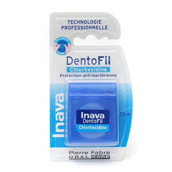 Inava DentoFil fil dentaire chlorhexidine 50m