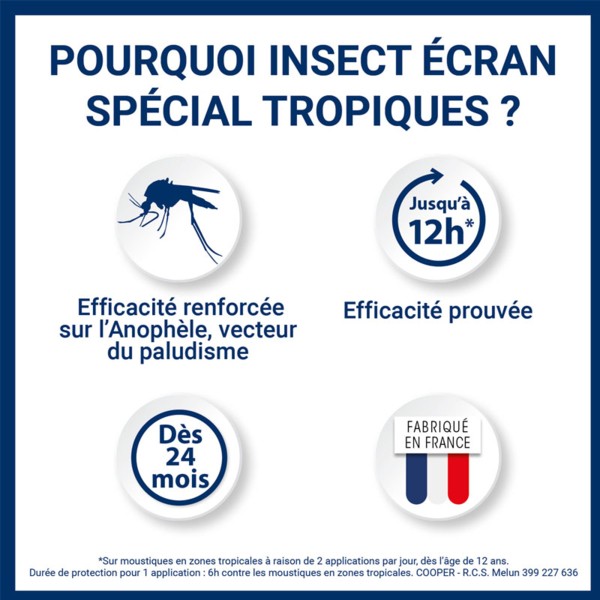 Insect Ecran Spécial tropiques répulsif anti-moustiques en spray