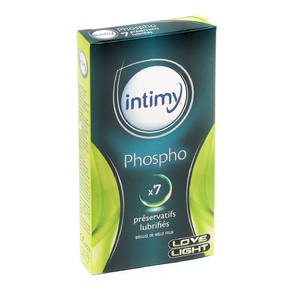 Intimy Préservatifs phosphorescents lubrifiés