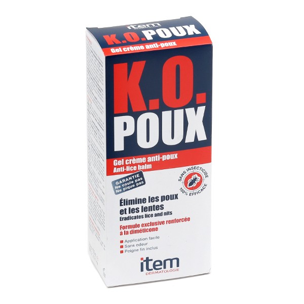 Item K.O. Poux Gel crème anti-poux