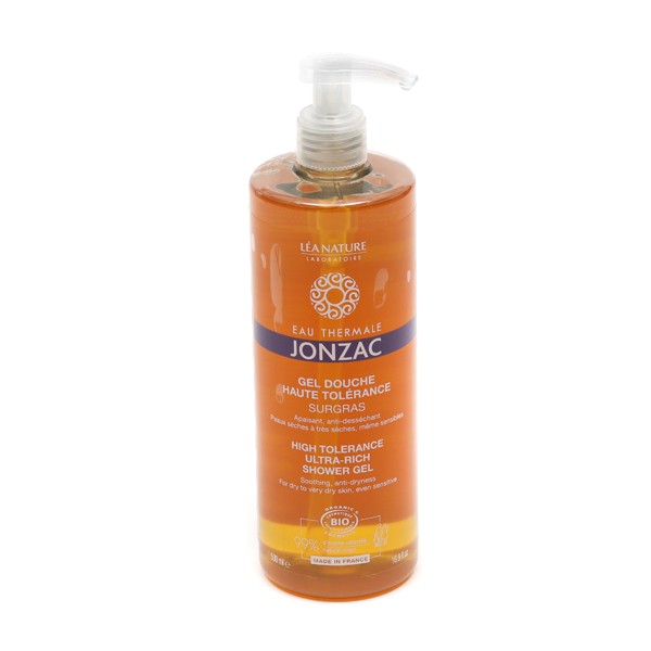 Jonzac gel douche surgras bio Peau sèche Hydratant