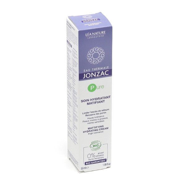 Jonzac Pure Soin hydratant matifiant bio