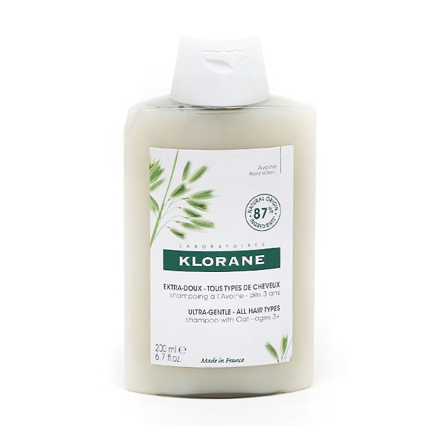 Klorane shampoing extradoux à l'avoine Usage fréquent pour la Famille