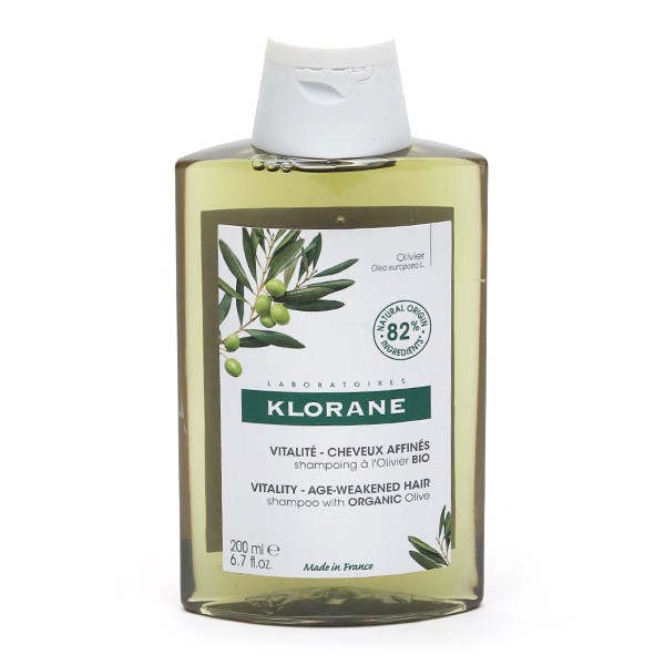 Klorane shampoing vitalité à l'olivier Bio
