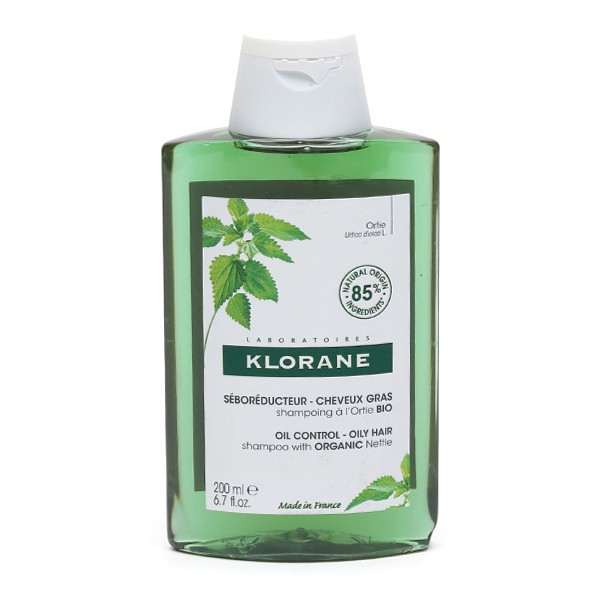 Klorane shampoing séboréducteur à l'ortie bio
