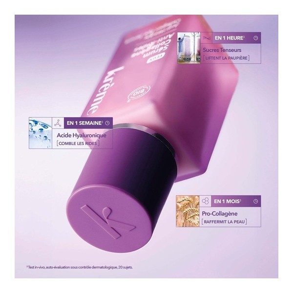 Krème Sérum Collagène Anti rides Yeux Bio