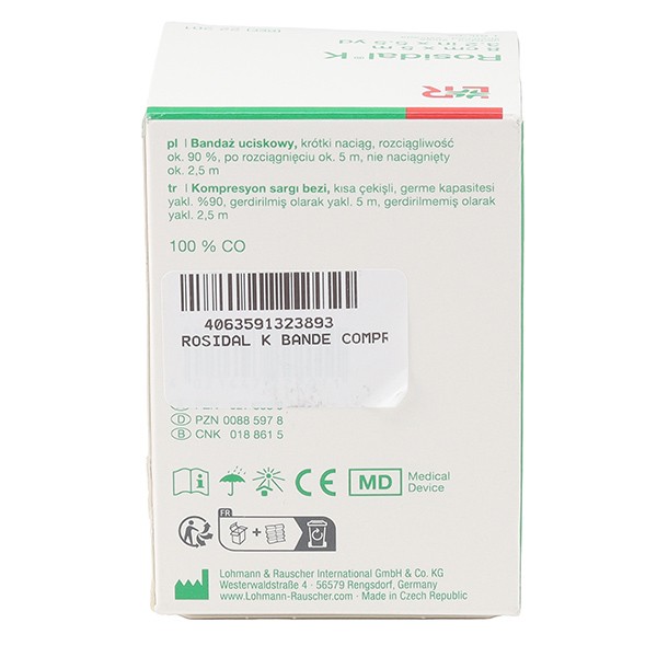 Lohmann Rosidal K bande élastique à allongement court