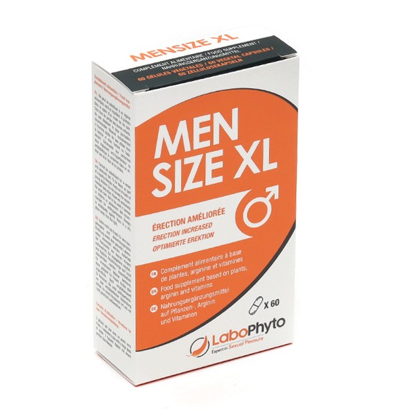 Men Size XL Performance Sexuelle gélules