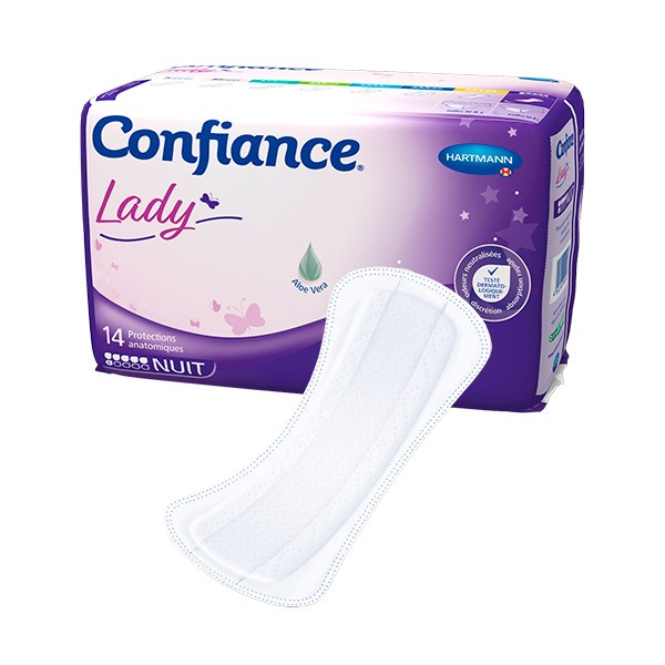 Confiance Lady protections anatomiques Nuit absorption 6