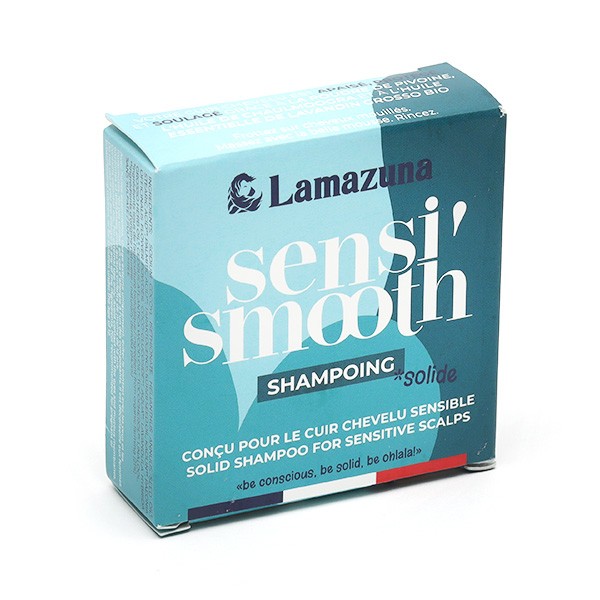 Lamazuna Sensi Smooth shampoing solide cuir chevelu sensible