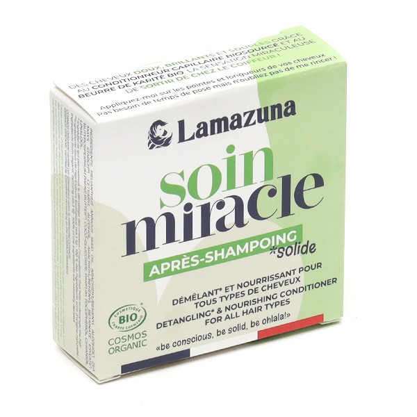 Lamazuna Soin miracle après-shampoing solide