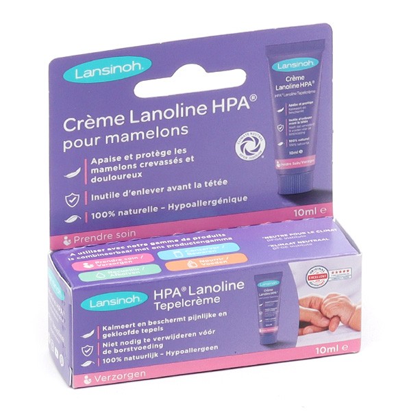 LANSINOH Crème Lanoline HPA pour mamelons - Mamelons douloureux