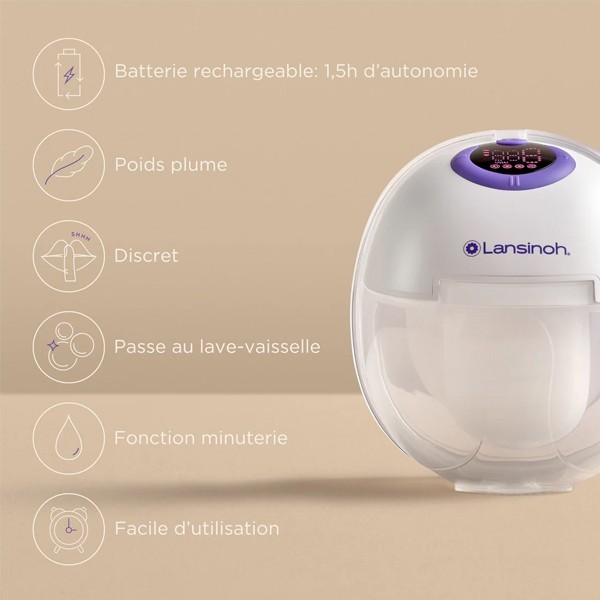 Lansinoh Tire lait mains libres simple