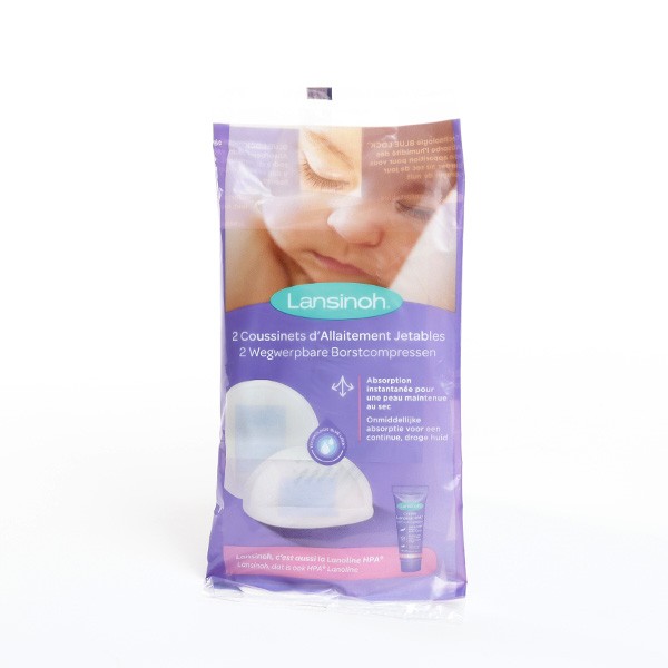 Cadeau  : 2 coussinets d'allaitement jetables