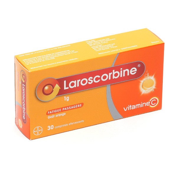 Laroscorbine vitamine C 1 g comprimés effervescents