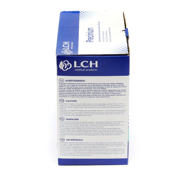 LCH Precinium gants latex poudrés stériles 50 paires