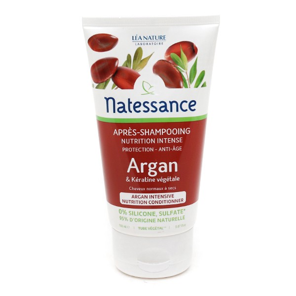Natessance après-shampooing nutrition intense Argan et kératine