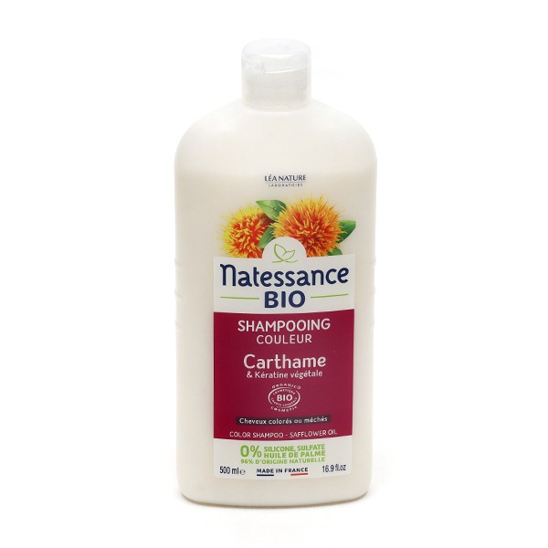 Natessance shampooing couleur Carthame Bio