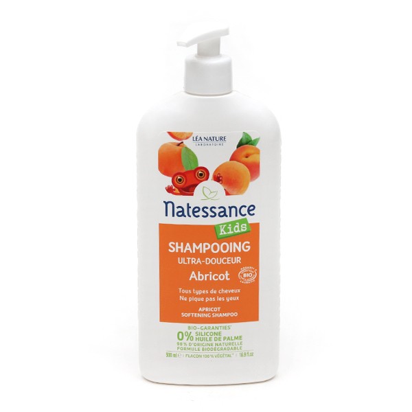 Natessance Kids Shampooing Ultra-douceur Abricot Bio