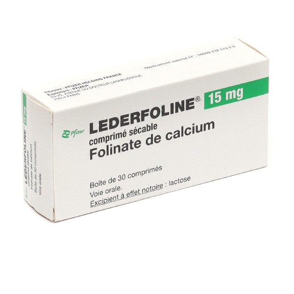 Lederfoline 15 mg Folinate de calcium comprimés