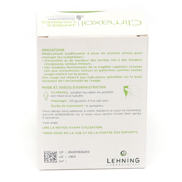 Climaxol gouttes Lehning