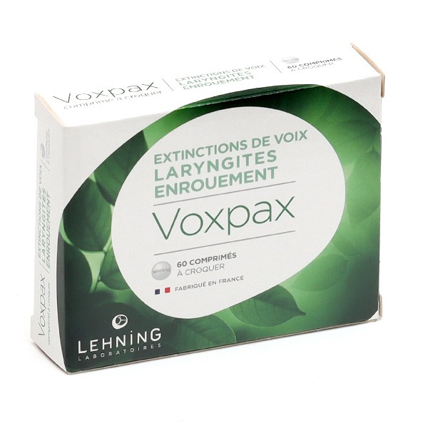 Voxpax Lehning comprimés