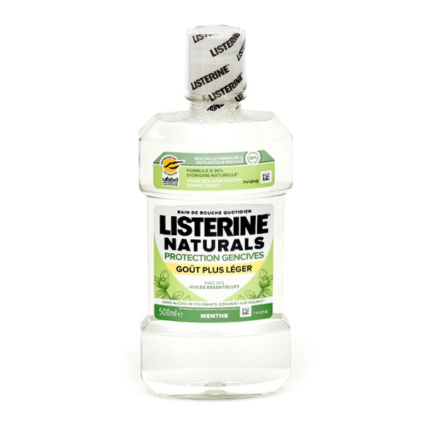 Listerine naturals protection gencives bain de bouche