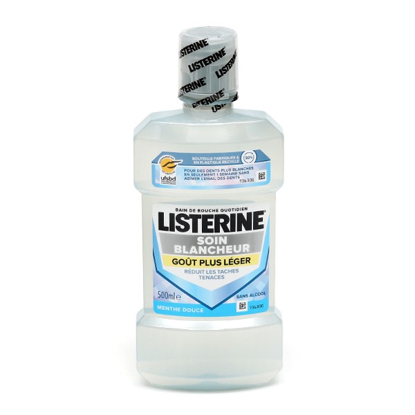 Listerine Soin blancheur Bain de bouche Menthe douce