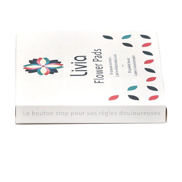 Livia Flower pads électrodes Pour bouton stop douleurs règles