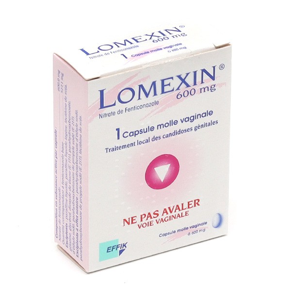Lomexin 600 mg capsule vaginale - Mycose vulvaire - Ovule antifongique