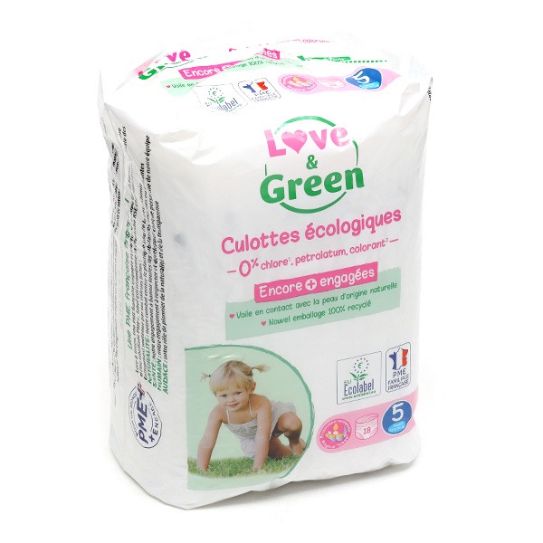 Love And Green Culottes Écologiques - Apprentissage de la propreté