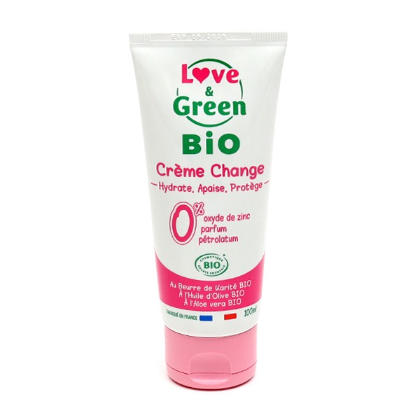 Love And Green Crème pour le change Bio