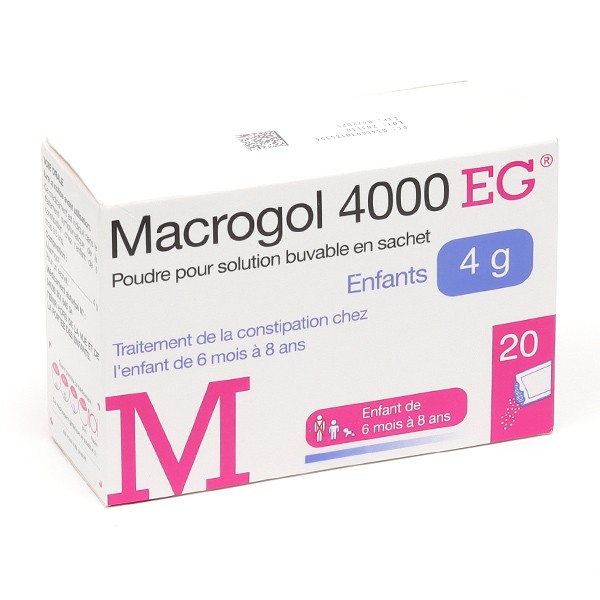 Macrogol 4000 EG Enfant sachets