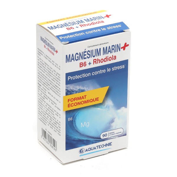 Biotechnie Magnésium Marin Vitamine B6 Rhodiola gélules