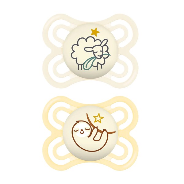 MAM Perfect Nuit Sucette symétrique silicone 2-6 mois