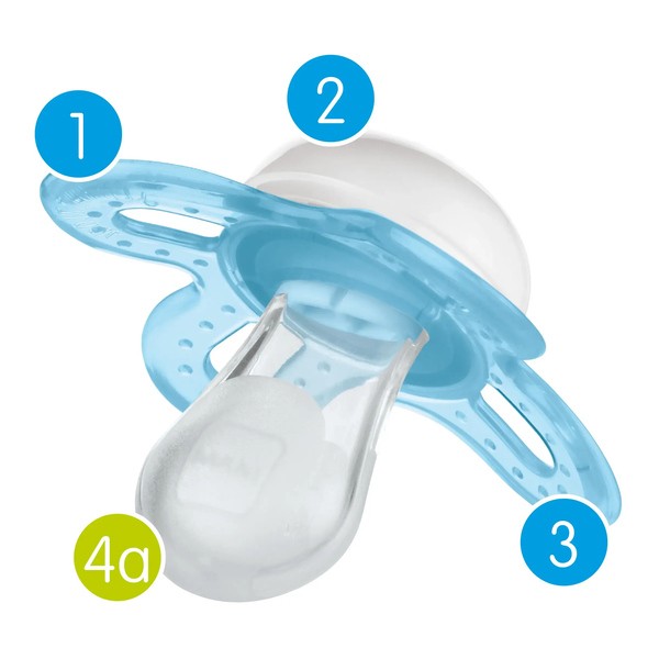 MAM Original naissance Sucette symétrique silicone 0-2 mois