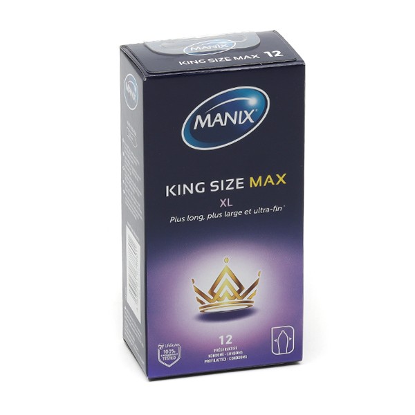 Manix King Size Max préservatifs
