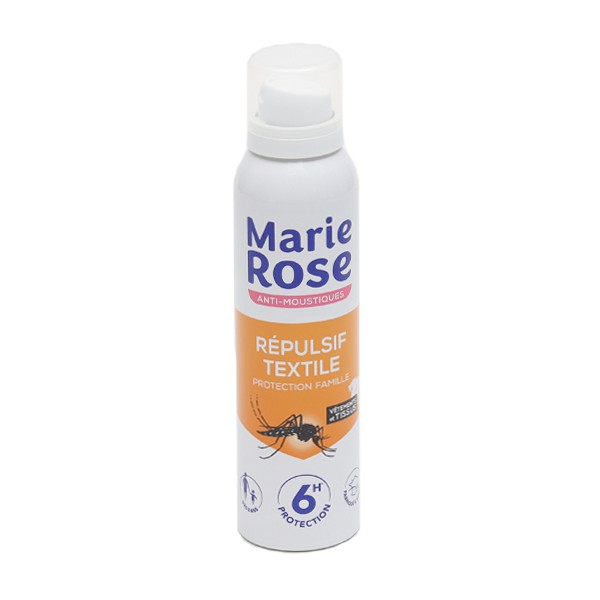 Marie Rose Anti-Moustique Répulsif Textile - Protection famille 6 h