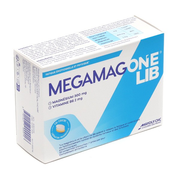 Megamag One Lib comprimés