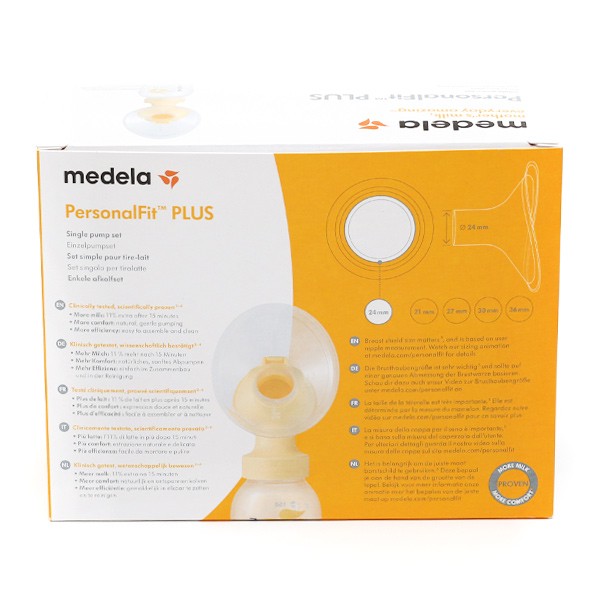 Medela set tire-lait simple ou double pompage PersonalFit Plus