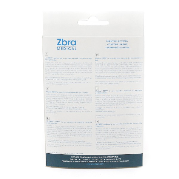 Soutien Z Bra S021 Medical Z Brassière Post opératoire