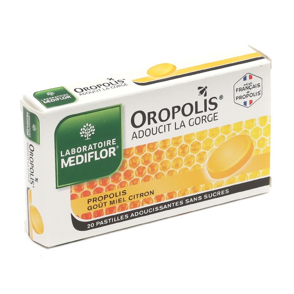 Oropolis miel citron pastilles