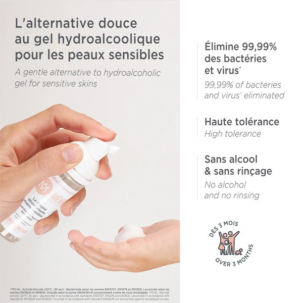 Même Mousse désinfectante mains sensibles