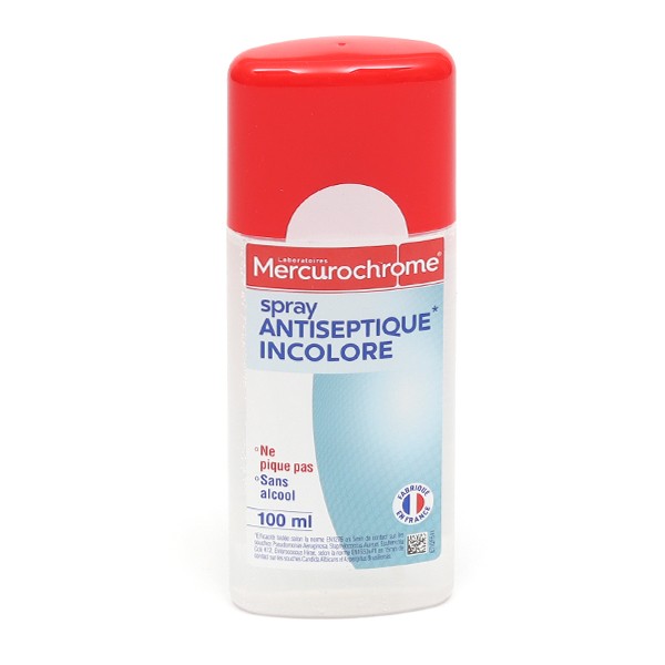 Mercurochrome Spray antiseptique incolore