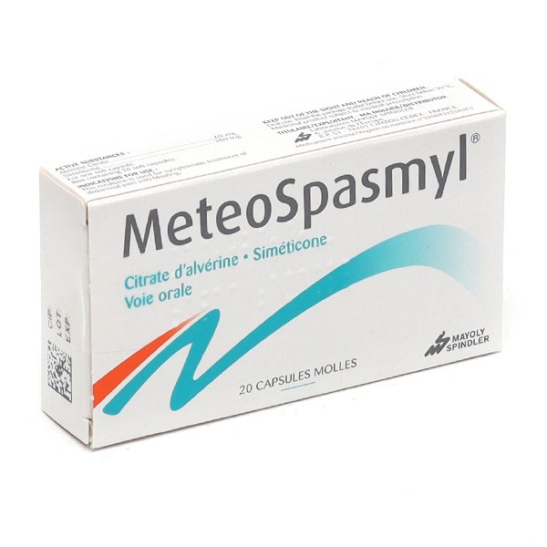 Meteospasmyl capsules - Mal de ventre, ballonnements - Douleurs ...