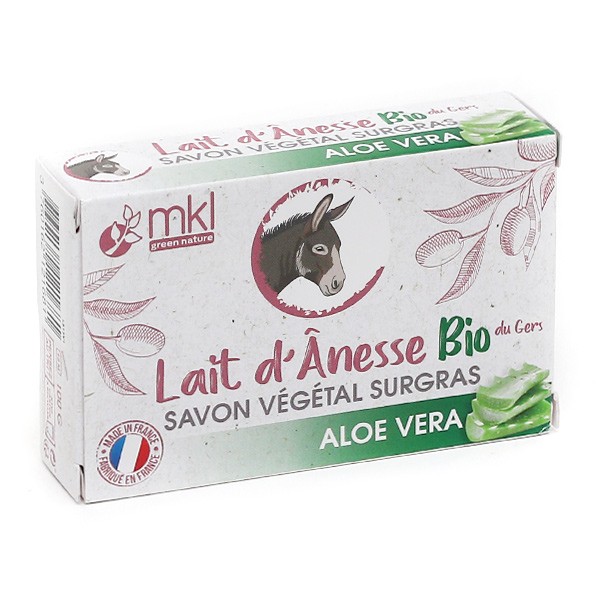 MKL savon végétal lait d'ânesse bio Aloe vera